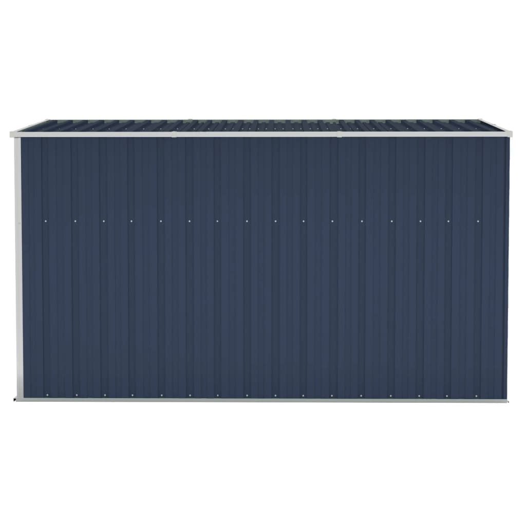 vidaXL Wall-mounted Garden Shed Anthracite 46.5"x113.4"x70.1" Steel - Backyard Livings