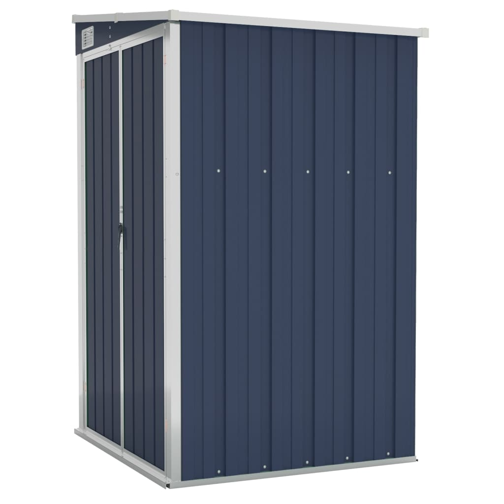 vidaXL Wall-mounted Garden Shed Anthracite 46.5"x39.4"x70.1" Steel - Backyard Livings