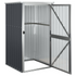 vidaXL Garden Tool Shed Anthracite 34.6"x35"x63.4" Galvanized Steel - Backyard Livings