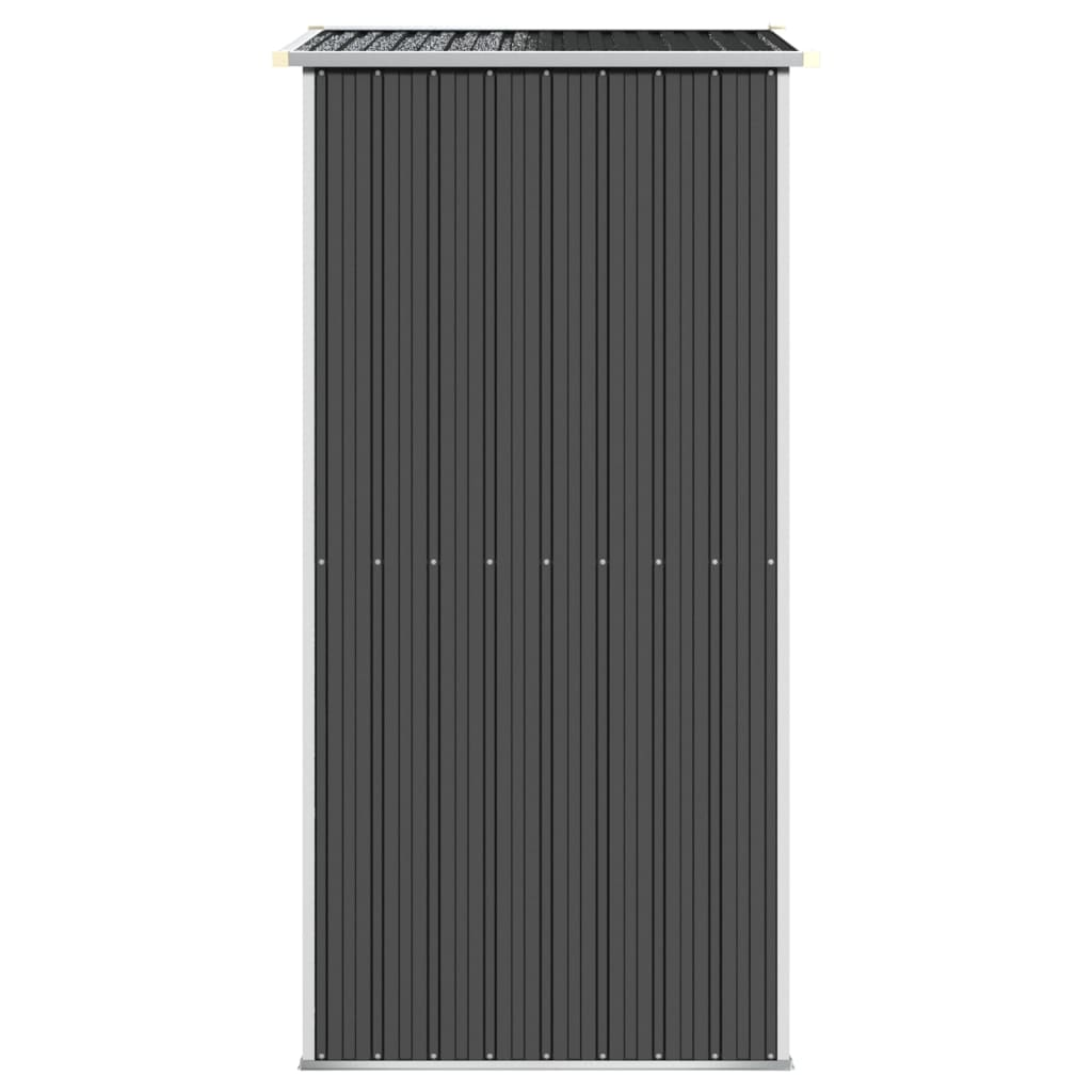 vidaXL Garden Shed Anthracite 75.6"x42.5"x87.8" Galvanized Steel - Backyard Livings