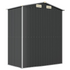 vidaXL Garden Shed Anthracite 75.6"x42.5"x87.8" Galvanized Steel - Backyard Livings