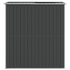 vidaXL Garden Shed Anthracite 75.6"x75.2"x87.8" Galvanized Steel - Backyard Livings