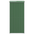 vidaXL Garden Shed Green 75.6"x42.5"x87.8" Galvanized Steel - Backyard Livings