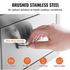 14x8.5 Inch Outdoor Kitchen Drawers Stainless Steel, Flush Mount Double Drawers,14W x 8.5H x 23D Inch, with Stainless Steel Handle, BBQ Drawers for Outdoor Kitchens or BBQ Island - Backyard Livings