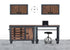 Duramax 4-Piece Garage Storage Combo Set with Tool Chest, Industrial Desk and 2 Wall Cabinets