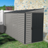 Duramax 4ft x 10ft SideMate Plus Vinyl Resin Outdoor Storage Shed With Foundation Kit - Backyard Livings