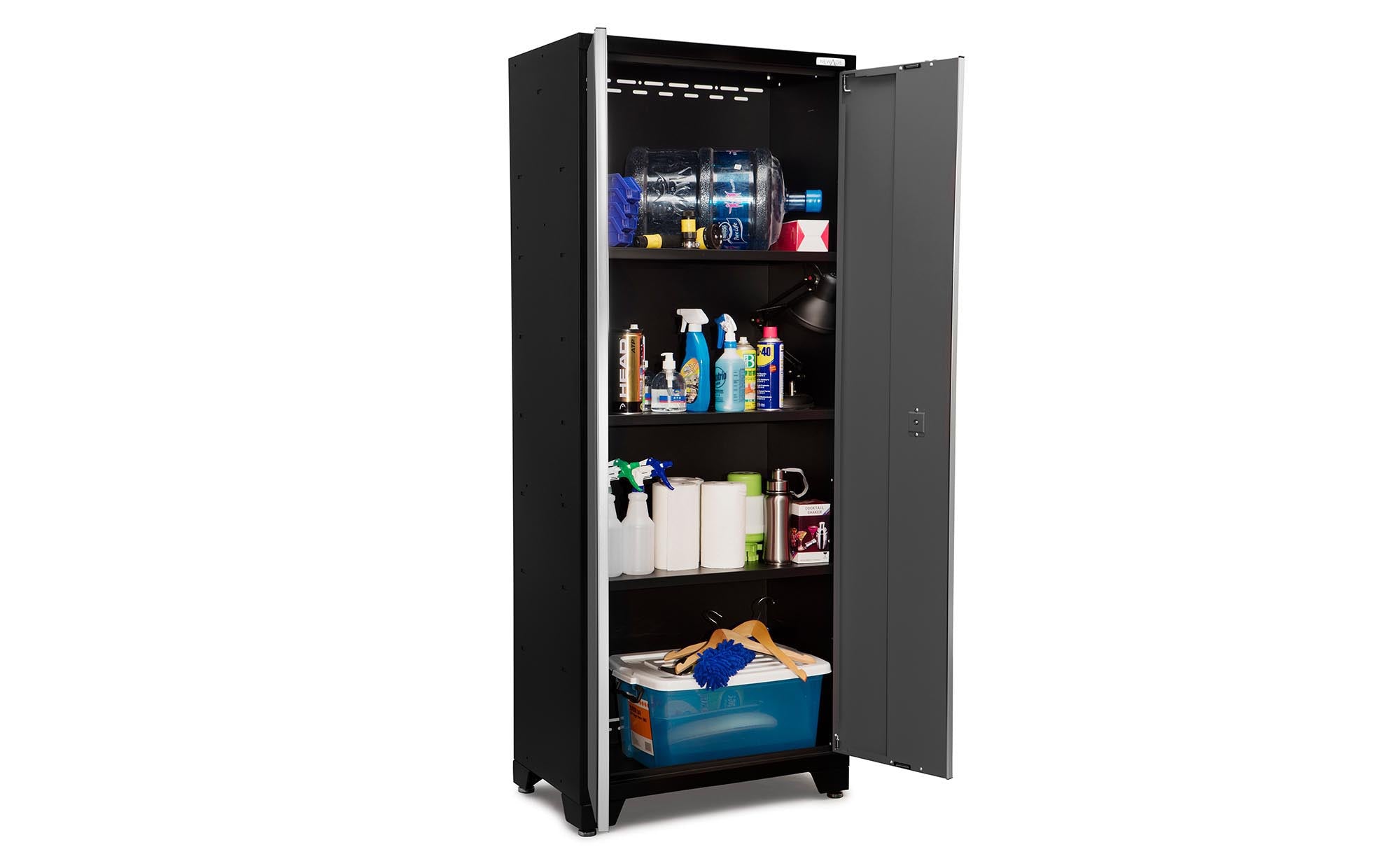 NewAge Bold Series 14 Piece Cabinet Set with Tool, Base, Wall Cabinets and 30 in. Lockers