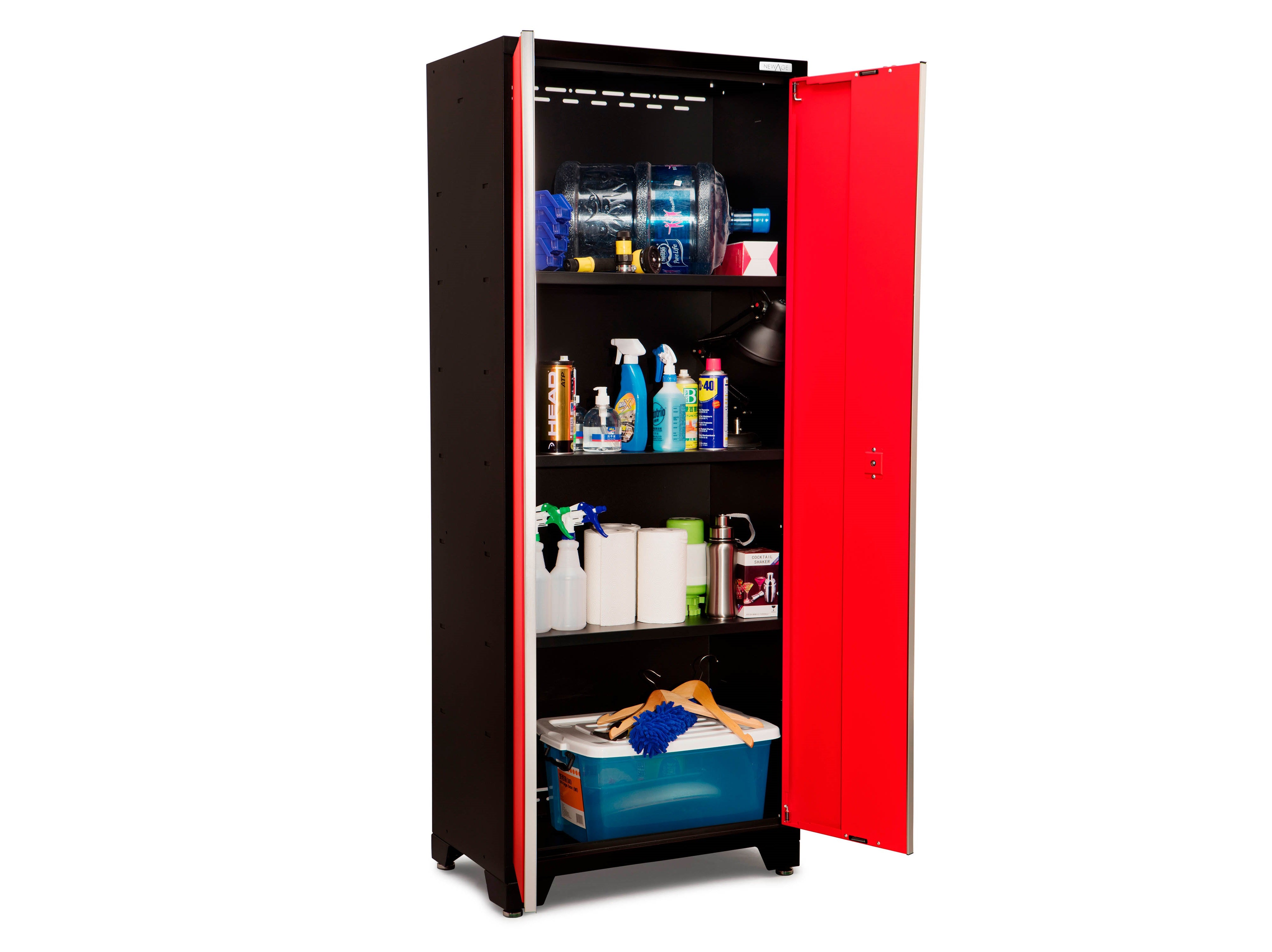 NewAge Bold Series 2 Piece Cabinet Set with Project Center and 42 in Locker - Backyard Livings