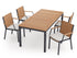 NewAge Monterey 5 Piece Dining Set with 72 in. Table