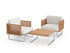 NewAge Monterey 3 Seater Chat Set with Coffee Table