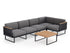 NewAge Monterey 5 Seater Sectional with Coffee Table