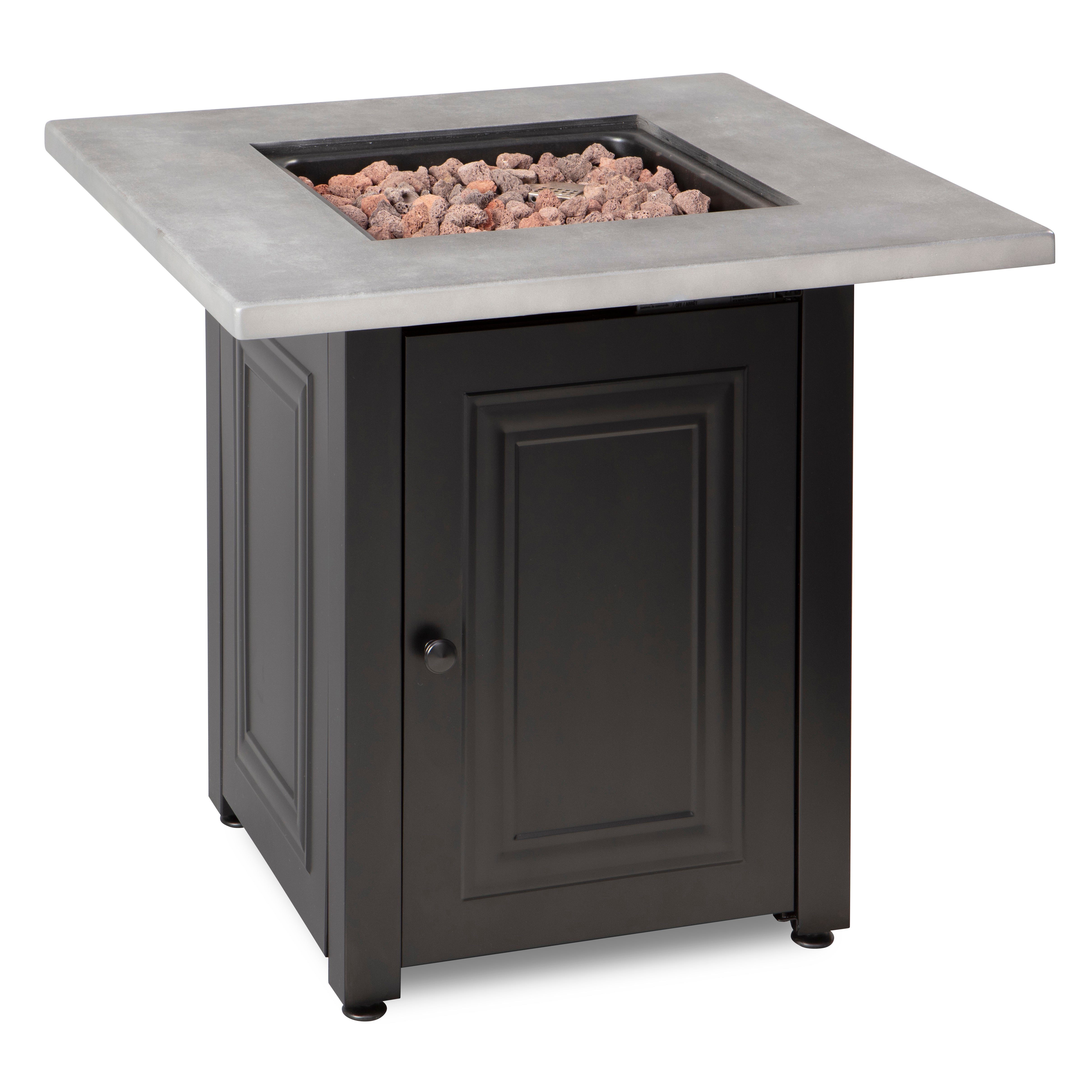 Endless Summer The Wakefield, LP Gas Outdoor Fire Pit with Concrete Resin Mantel