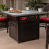 Endless Summer The Dakota, Dual Heat LP Gas Outdoor Fire Pit/Patio Heater with Wood Look Resin Mantel