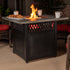 Endless Summer The Dakota, Dual Heat LP Gas Outdoor Fire Pit/Patio Heater with Wood Look Resin Mantel