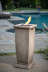 Endless Summer Large Gas Fire Column, Gas Fire Pit 28 x 11 in.
