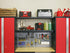 NewAge Bold Series 3 Piece Cabinet Set with Wall Cabinets and 72 in. Display Shelf