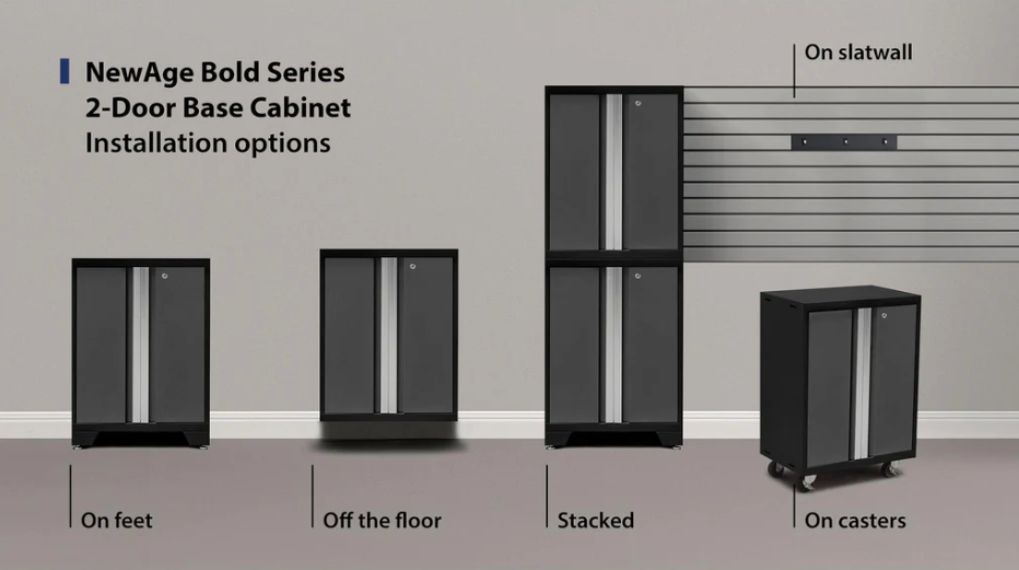 NewAge Bold Series 2-Door 24 in. Base Cabinet - Backyard Livings