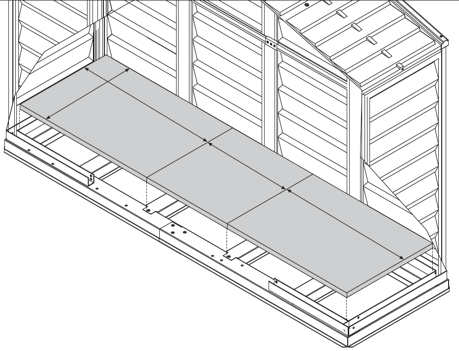 DuraMax 10.5ft x 2.75ft SidePro Vinyl Shed with Foundation Kit