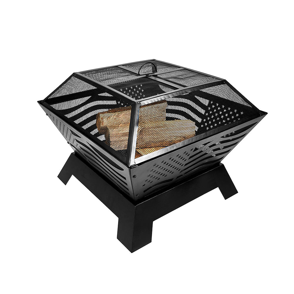 Endless Summer The Patriot Wood Burning Fire Pit