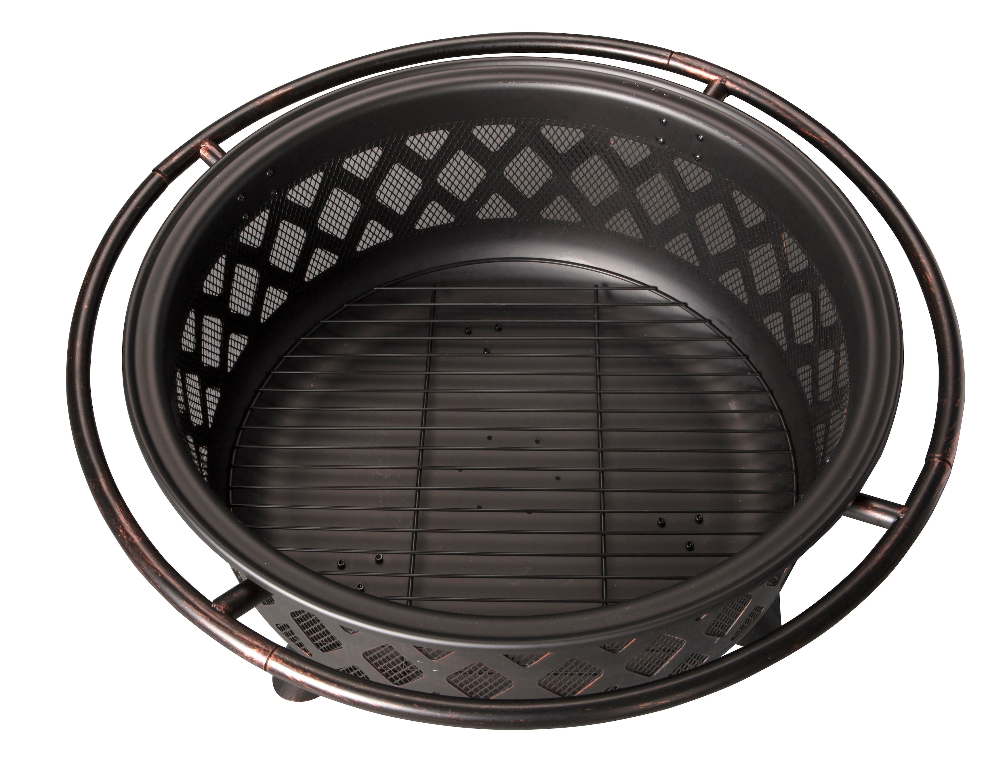 Endless Summer Oil Rubbed Bronze Wood Burning Outdoor Fire Pit with ...