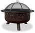 Endless Summer Oil Rubbed Bronze Wood Burning Outdoor Fire Pit with Lattice Design