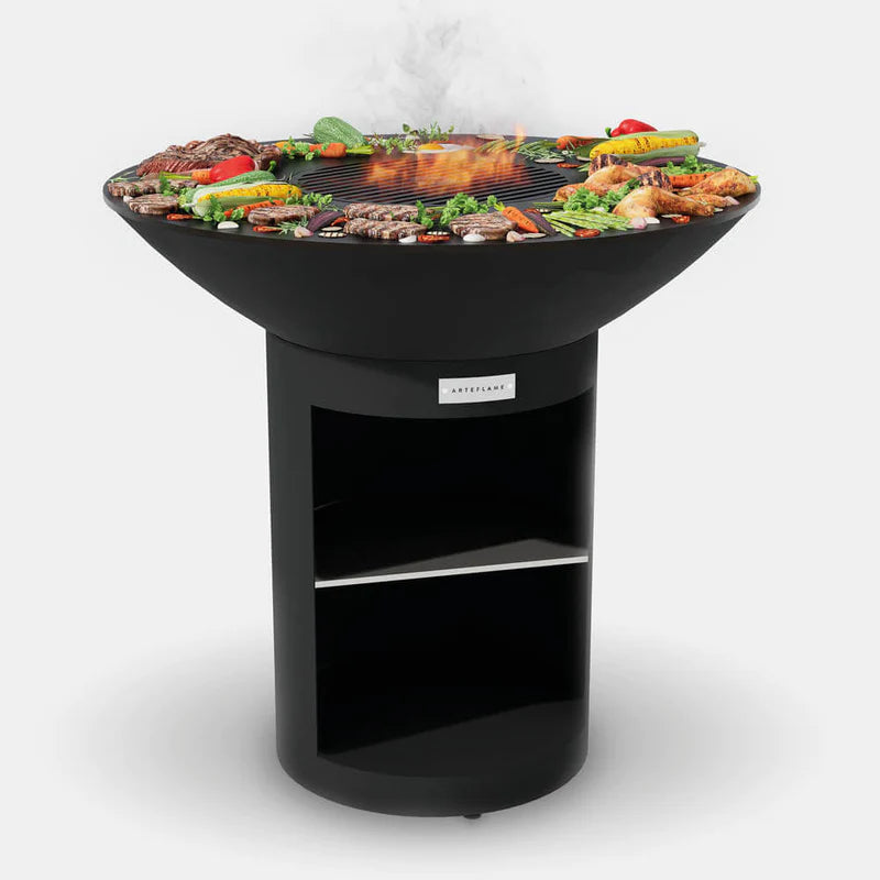 ARTEFLAME 40" BLACK LABEL GRILL - CLASSIC STORAGE BASE