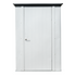 Spacemaker Patio Storage Shed, 4x3, Flute Grey and Anthracite