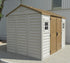 Duramax 10.5 x 8 Apex Vinyl Shed with Foundation and 2 Windows - Backyard Livings