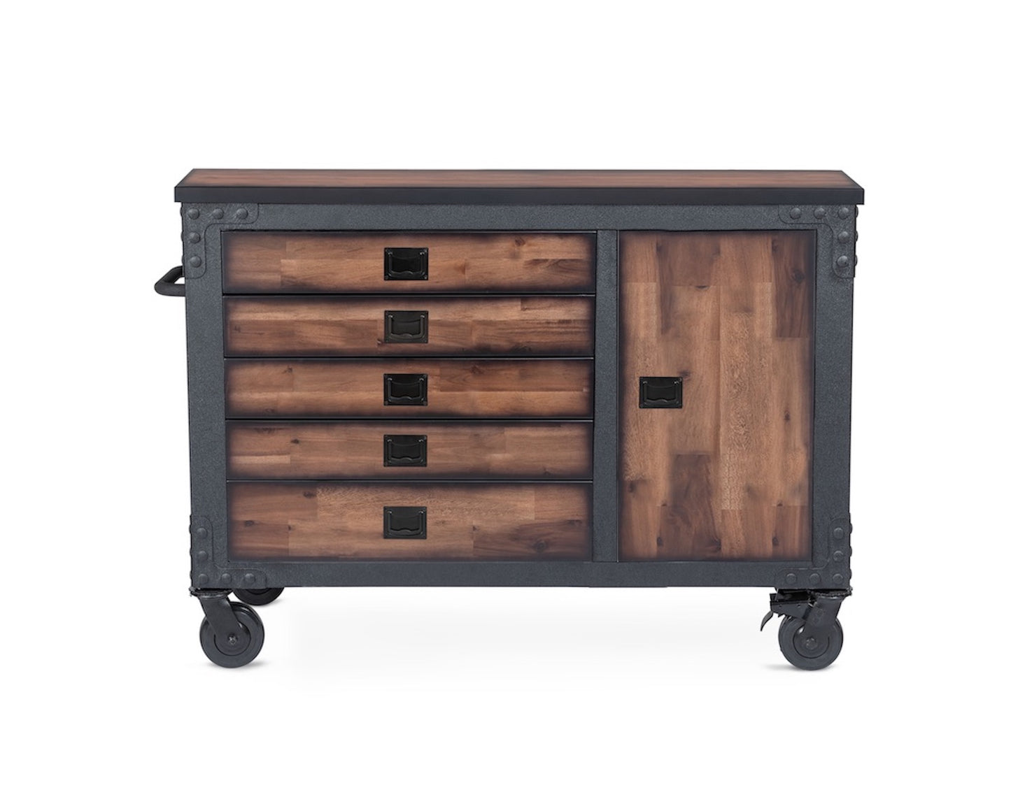 Duramax 48" 5 Drawer Rolling Tool Chest with Wood Top