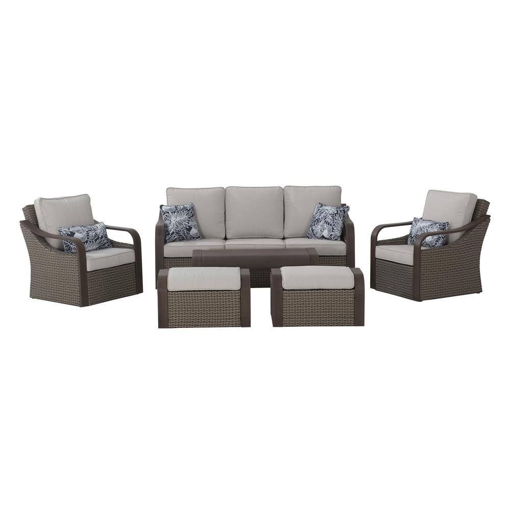 Sunjoy 6-pc. Rumney Outdoor Patio Sofa Seating Set