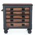 Duramax 36" 5 Drawer Rolling Tool Chest with Wood Top