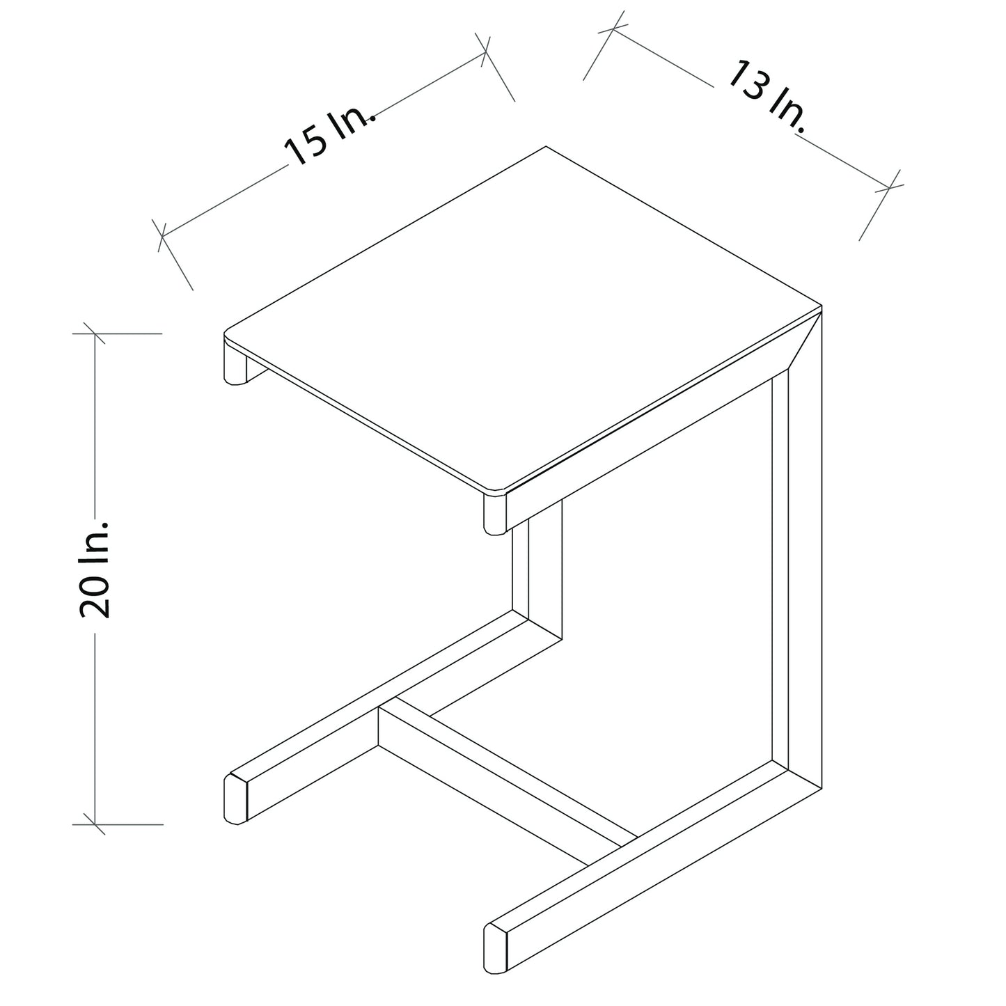 Cove Side Table Indoor/Outdoor