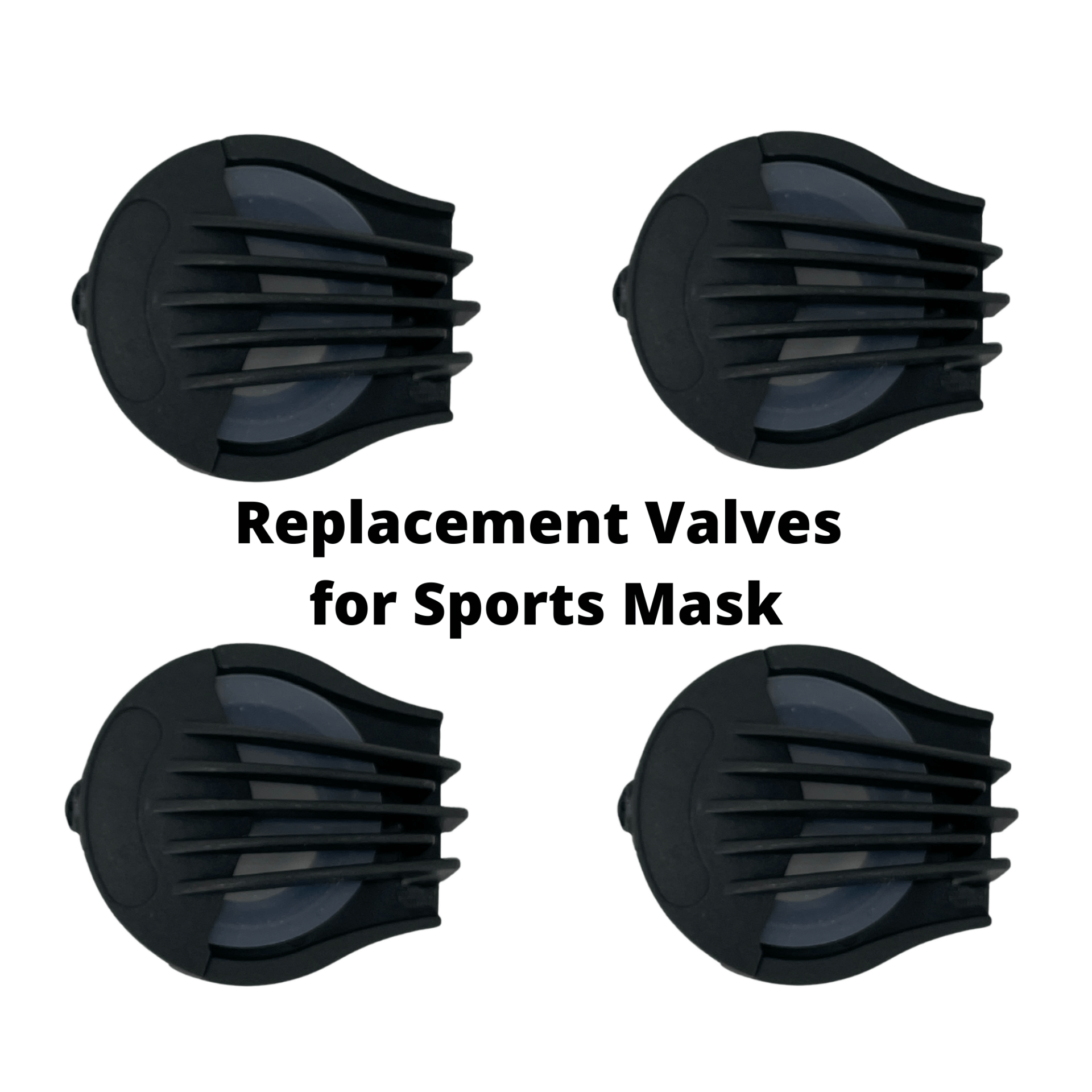 Replacement Discharge Valves for Sports Mask - Set of 4