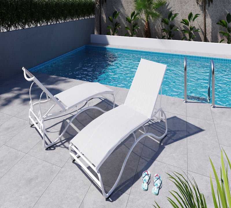 Corsica Outdoor Lounger Set of 2 (3 Colors)