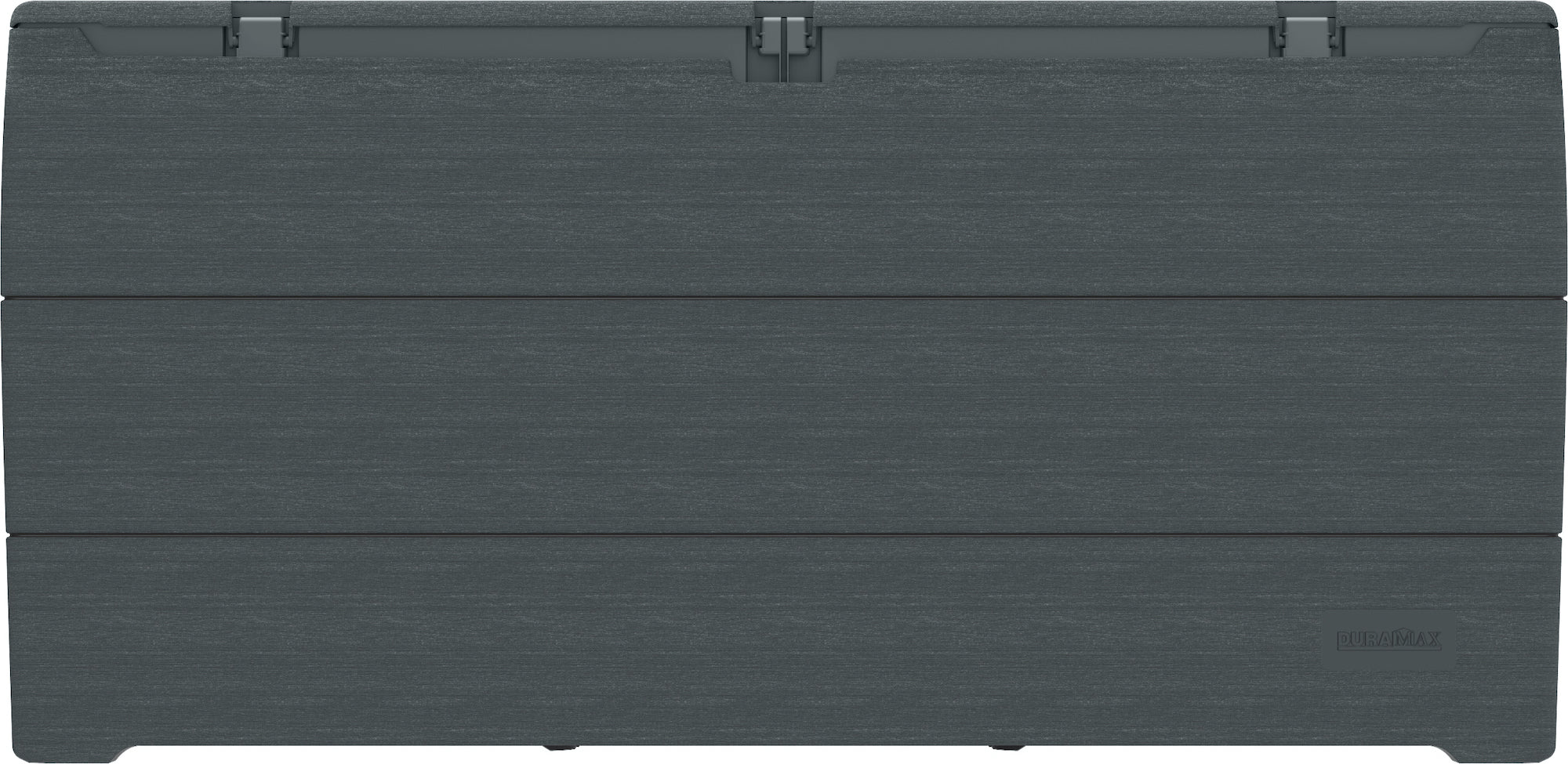 Duramax 71 Gallon Gray Outdoor Resin Deck Box, Garden Furniture Organizer