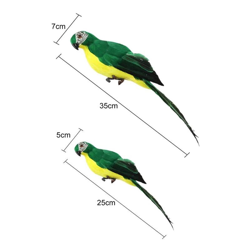 Artificial Parrot Figurines