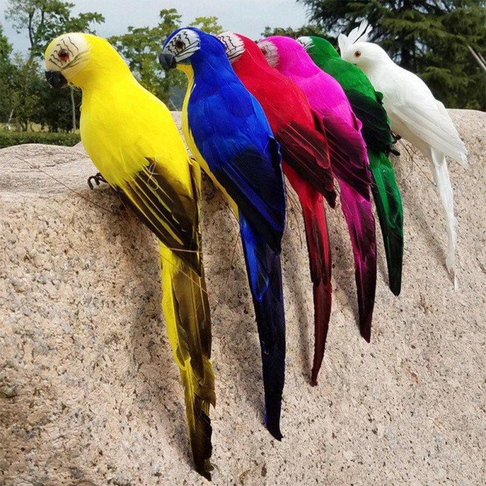 Artificial Parrot Figurines