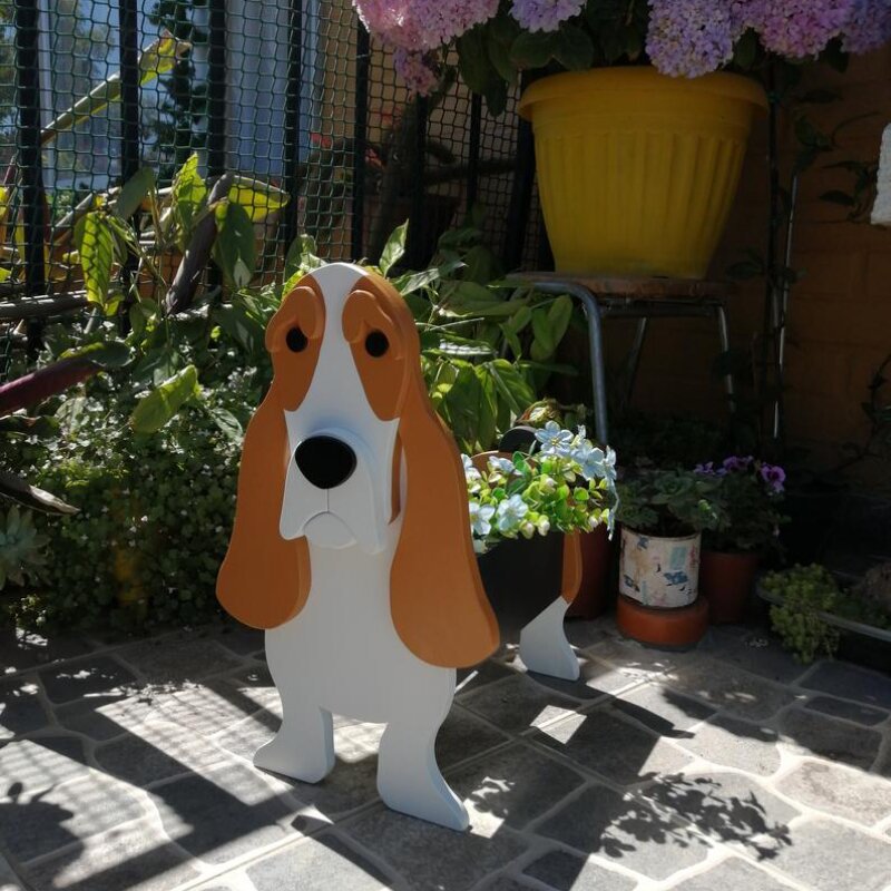 Dog Shaped Cartoon Planter