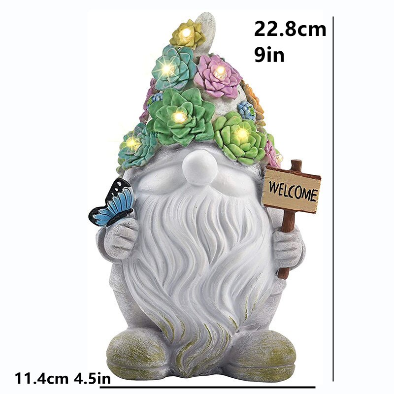 Resin Ornament Solar Lights (Multiple Options)