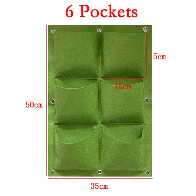 Pockets Green Grow Bags