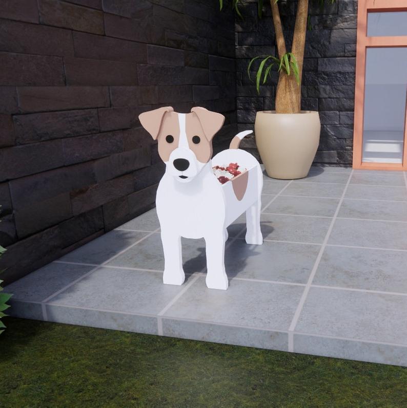 Dog Shaped Cartoon Planter
