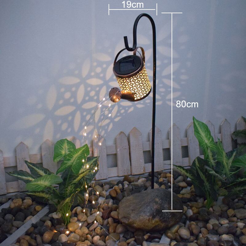 Solar Watering Can Light for the Garden