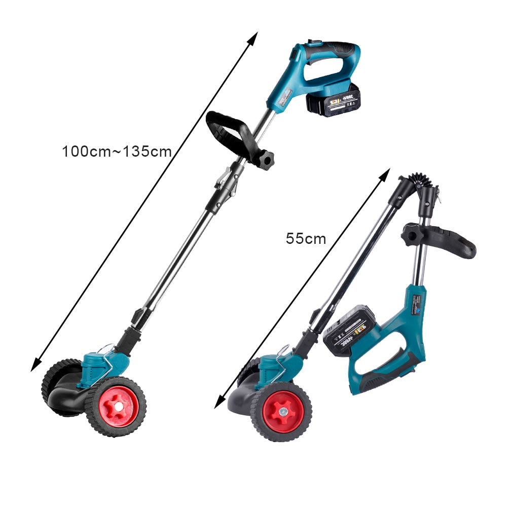 Electric Folding Grass Trimmer for the Garden