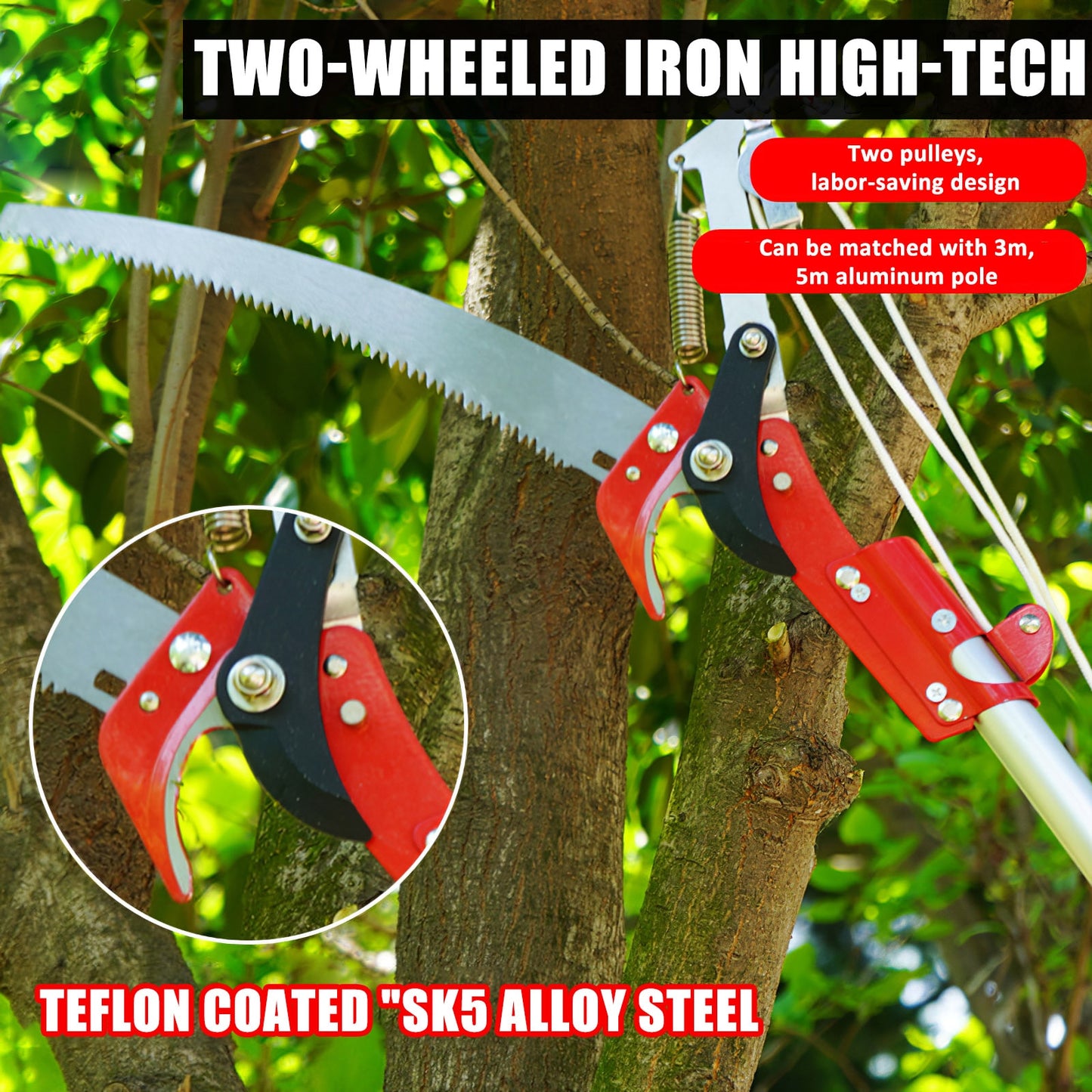 Extension Branch Scissors for the Garden