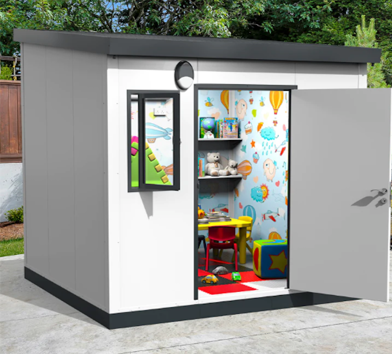 BOSS Lean-To-Roof Studio Tiny Home/ Building 8' x 8'