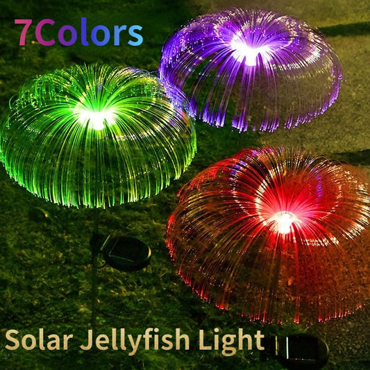 LED Solar Jellyfish Lights for the Backyard