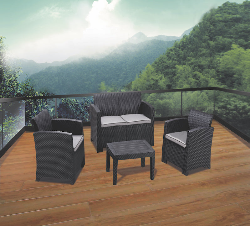 Duramax Cedarrattan Outdoor Sofa Set-Medium (2 Colors)