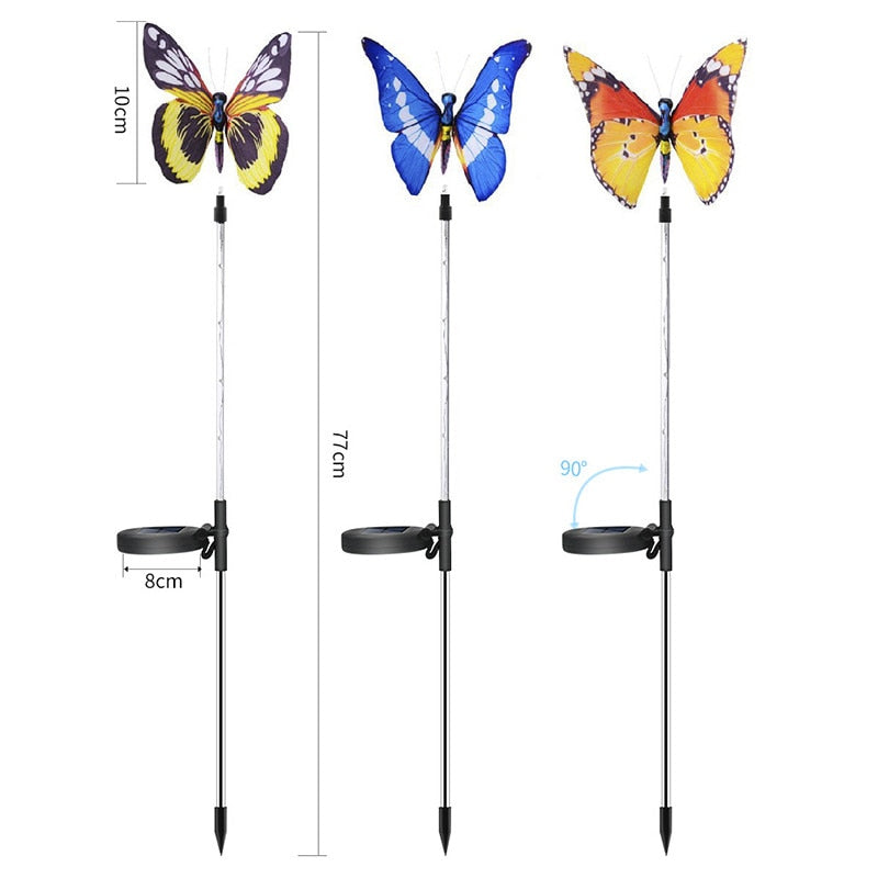 Solar Colorful Butterfly Lights