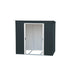 Duramax sheds Duramax 8ft x 4ft Pent Roof Shed Dark Gray with OffWhite Trim