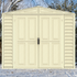 Duramax sheds Duramax 8ft x 5.5ft Duramate Vinyl Shed with Foundation